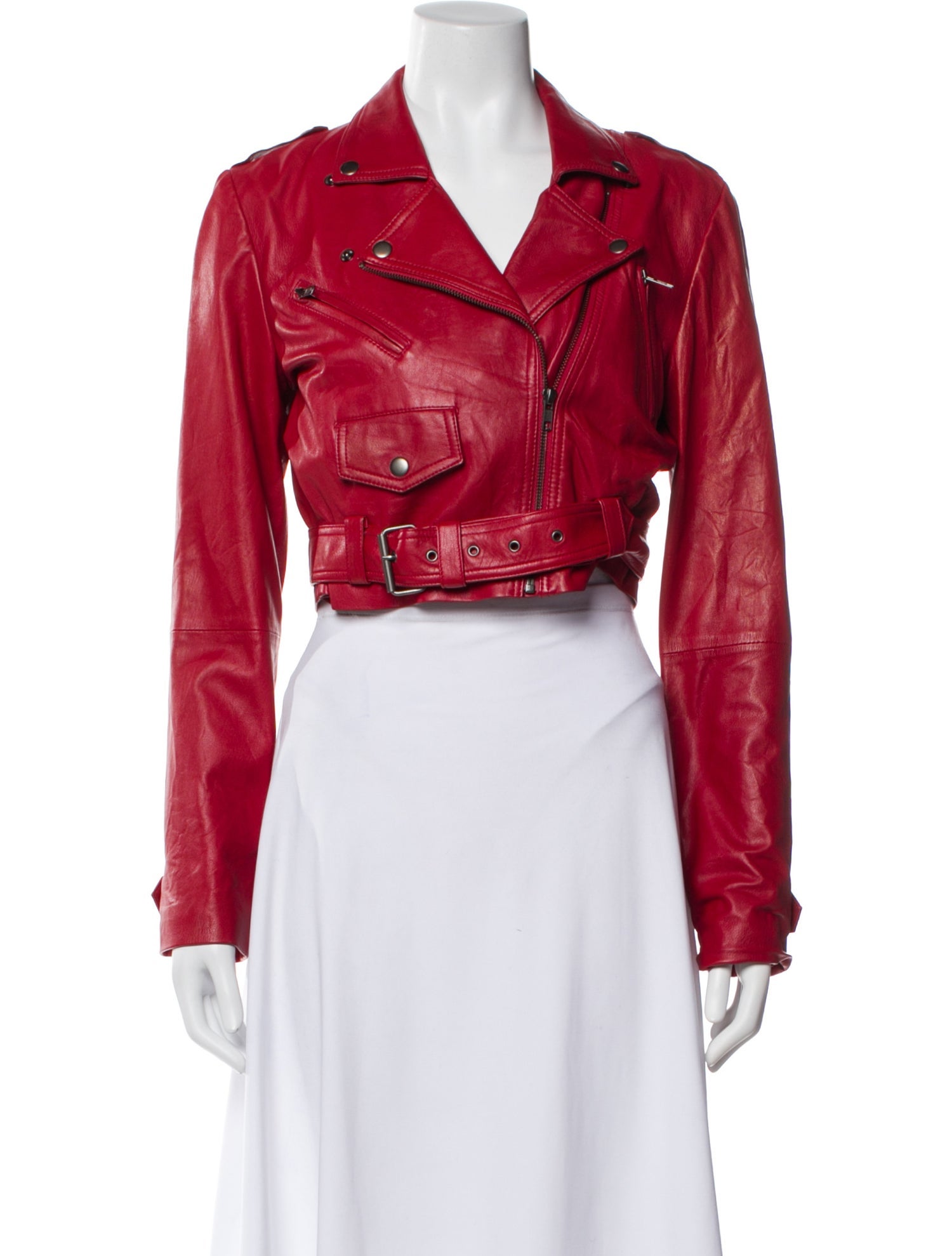 Veda Leather Biker Jacket