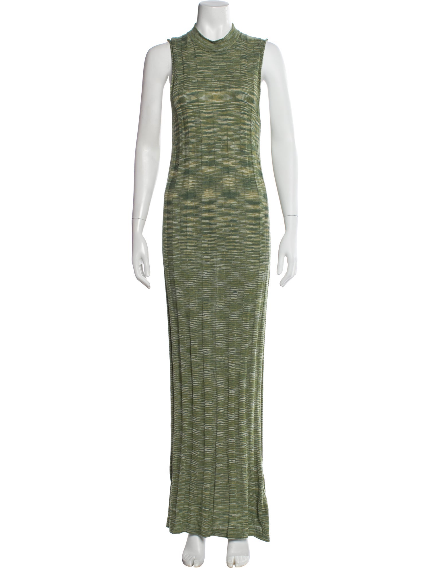Veda Mock Neck Long Dress