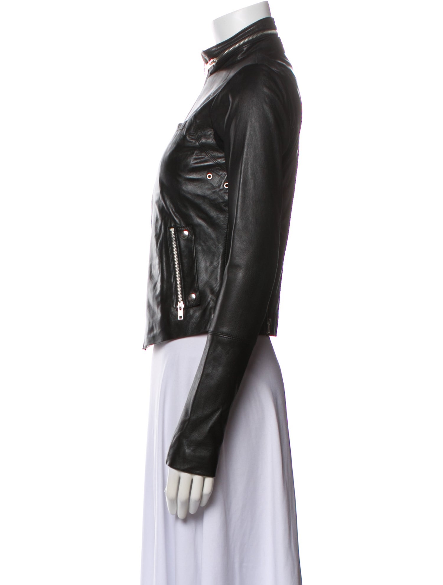 Veda Leather Biker Jacket