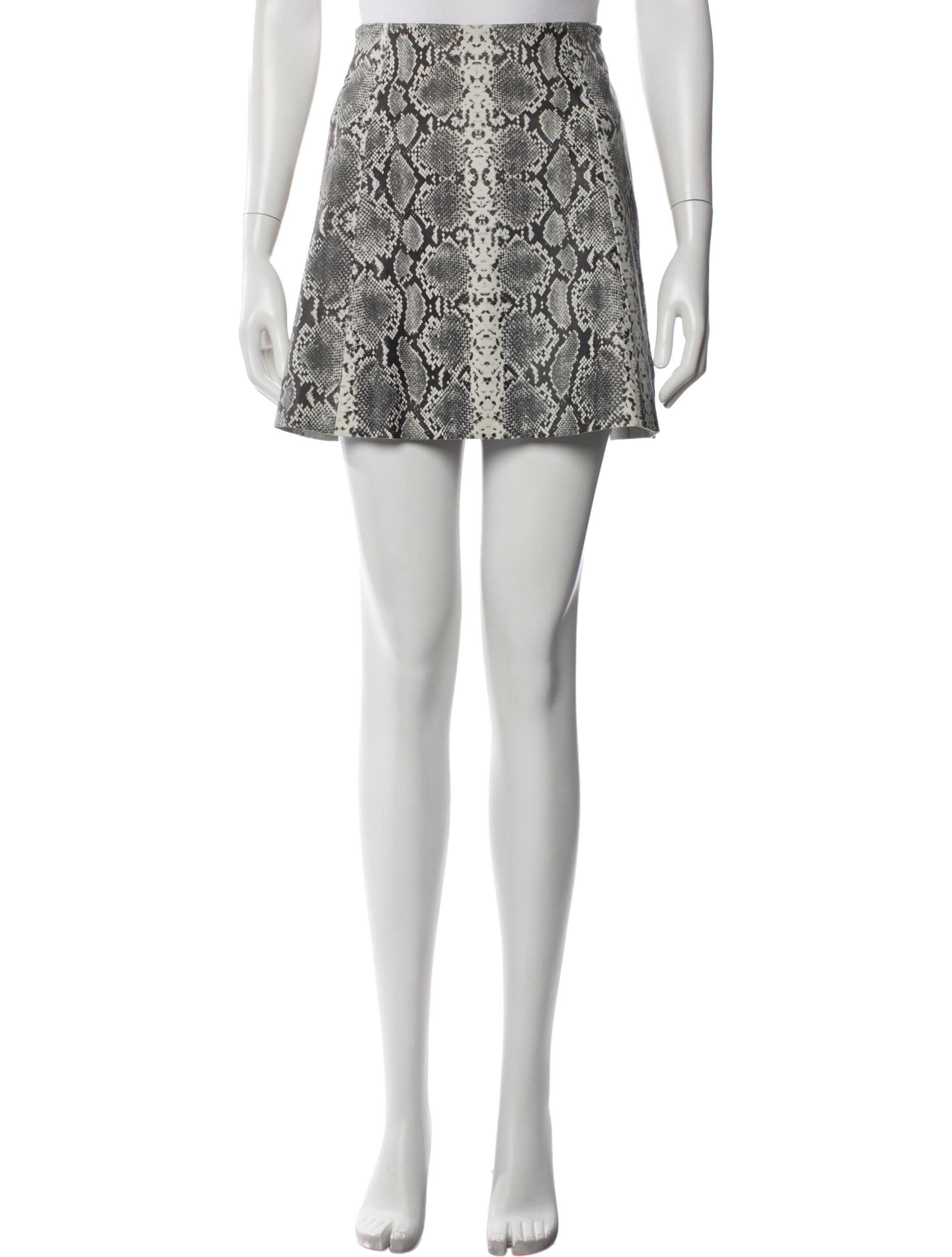 Veda Lamb Leather Mini Skirt w/ Tags