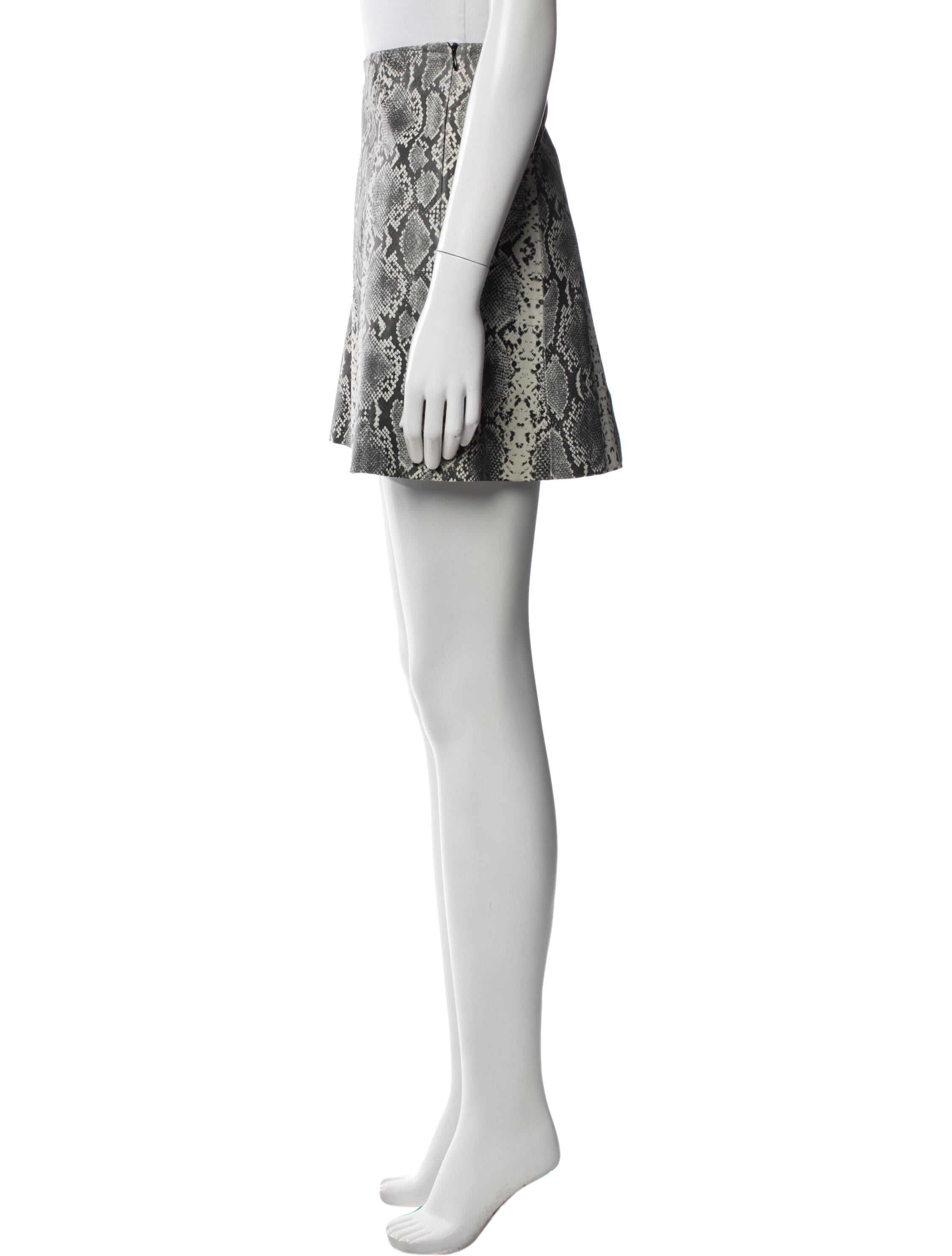 Veda Lamb Leather Mini Skirt w/ Tags