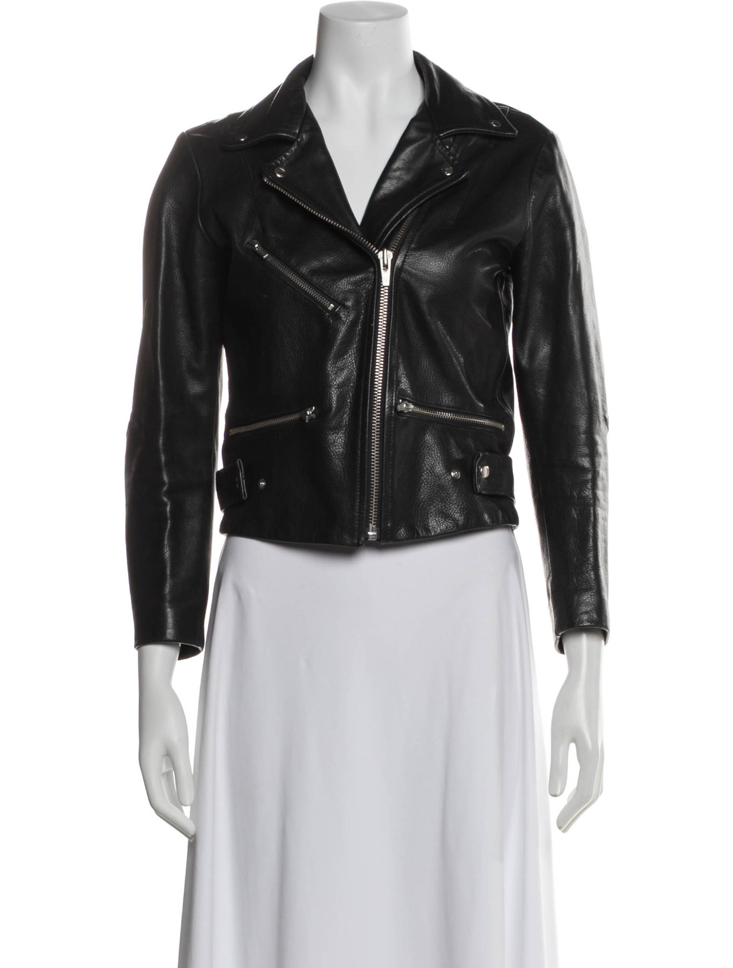 Veda Leather Biker Jacket