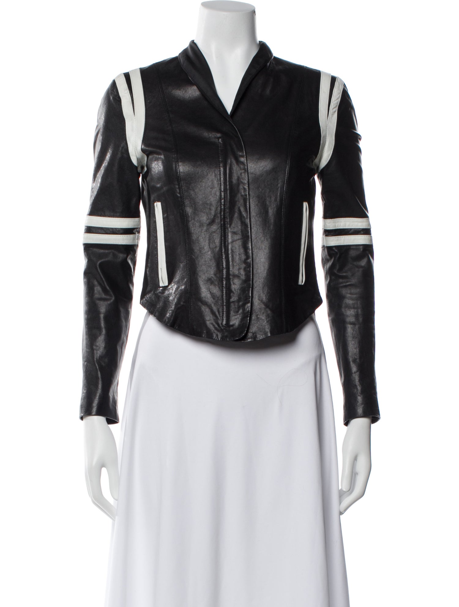 Veda Lamb Leather Biker Jacket