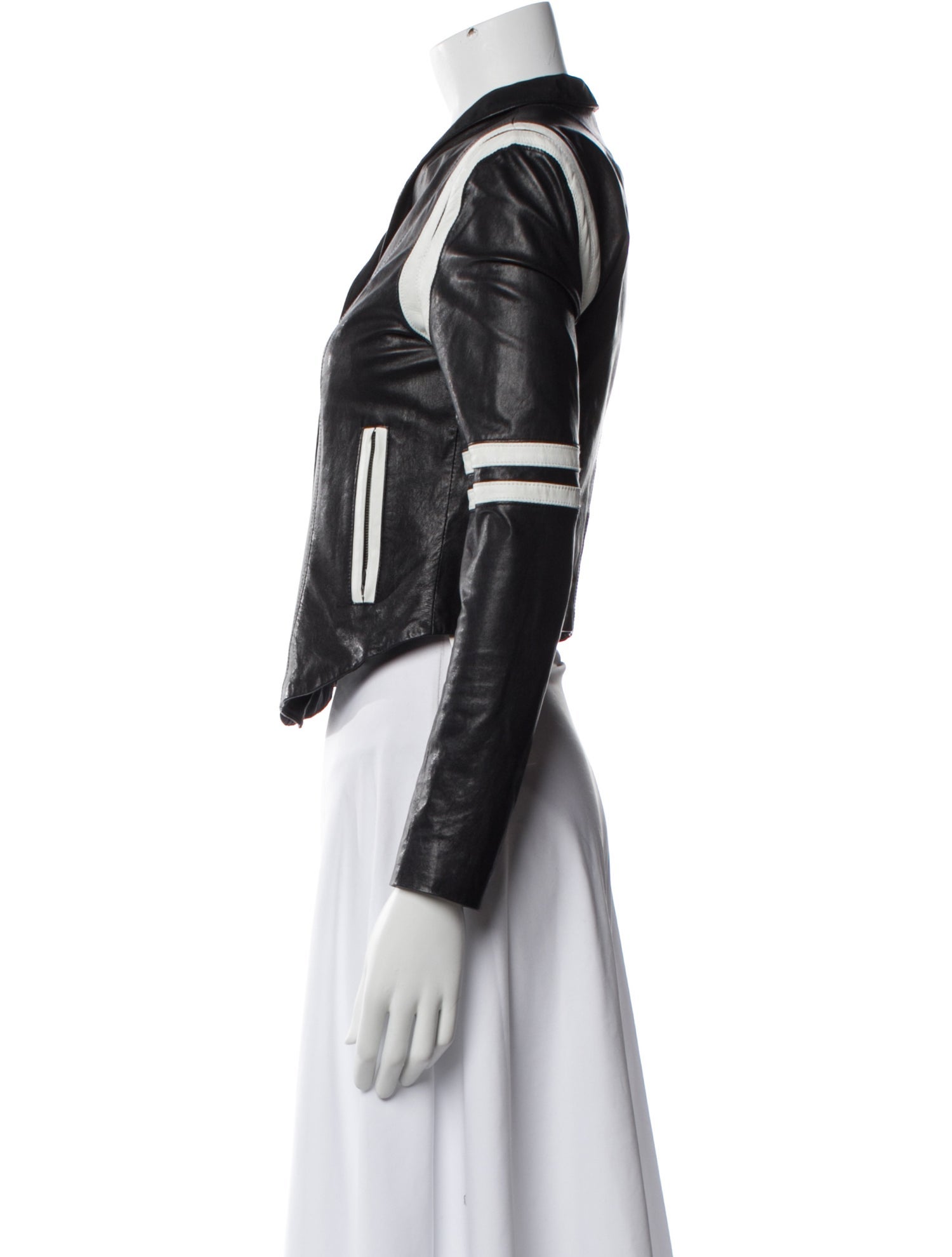 Veda Lamb Leather Biker Jacket