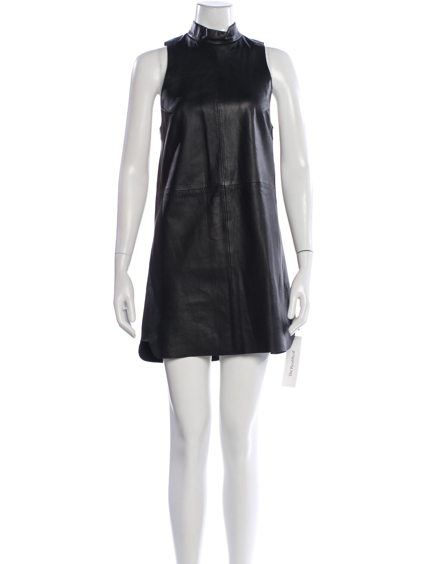 Veda Leather Mini Dress