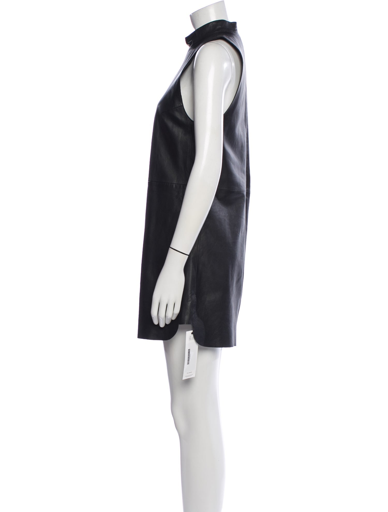 Veda Leather Mini Dress