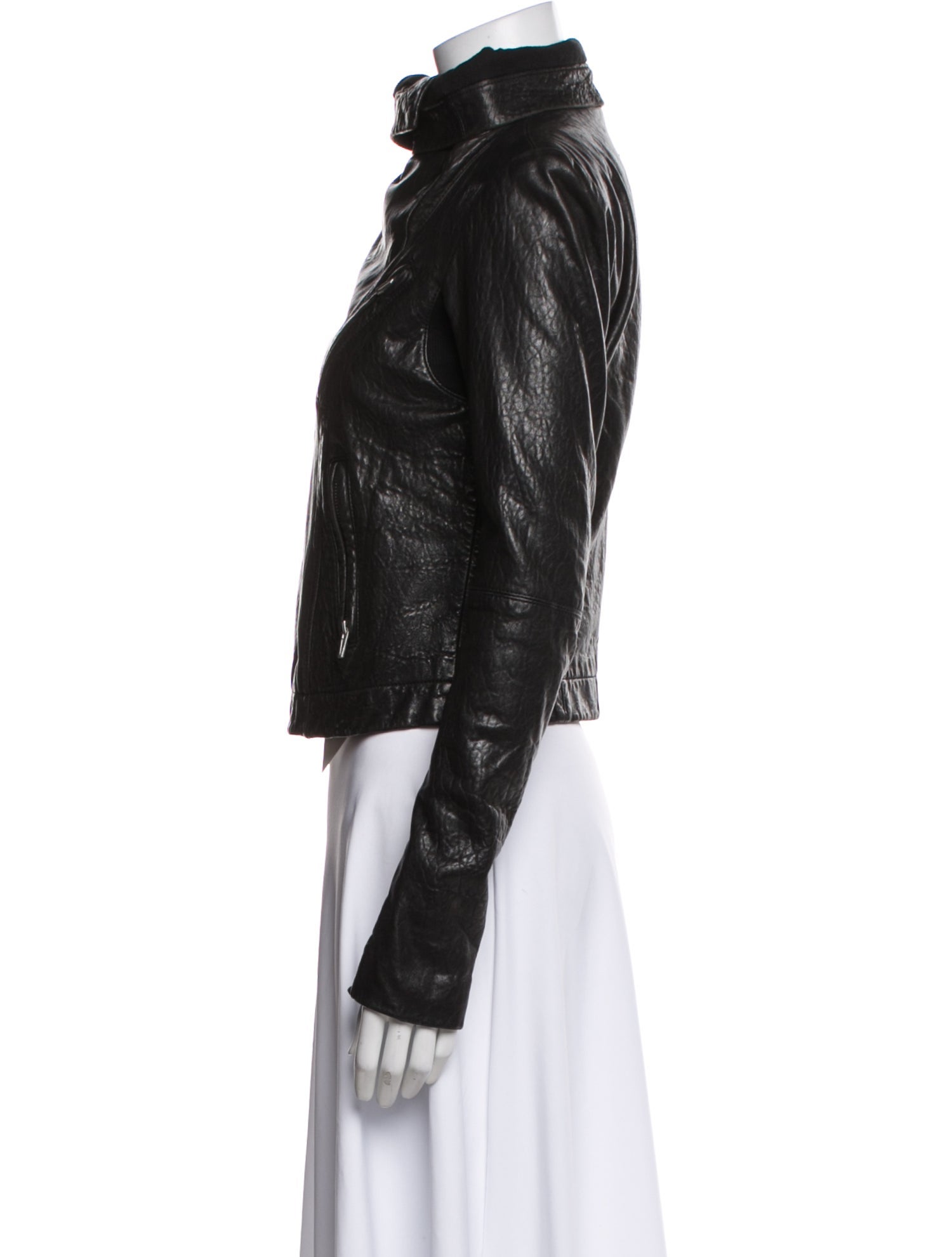 Veda Leather Biker Jacket