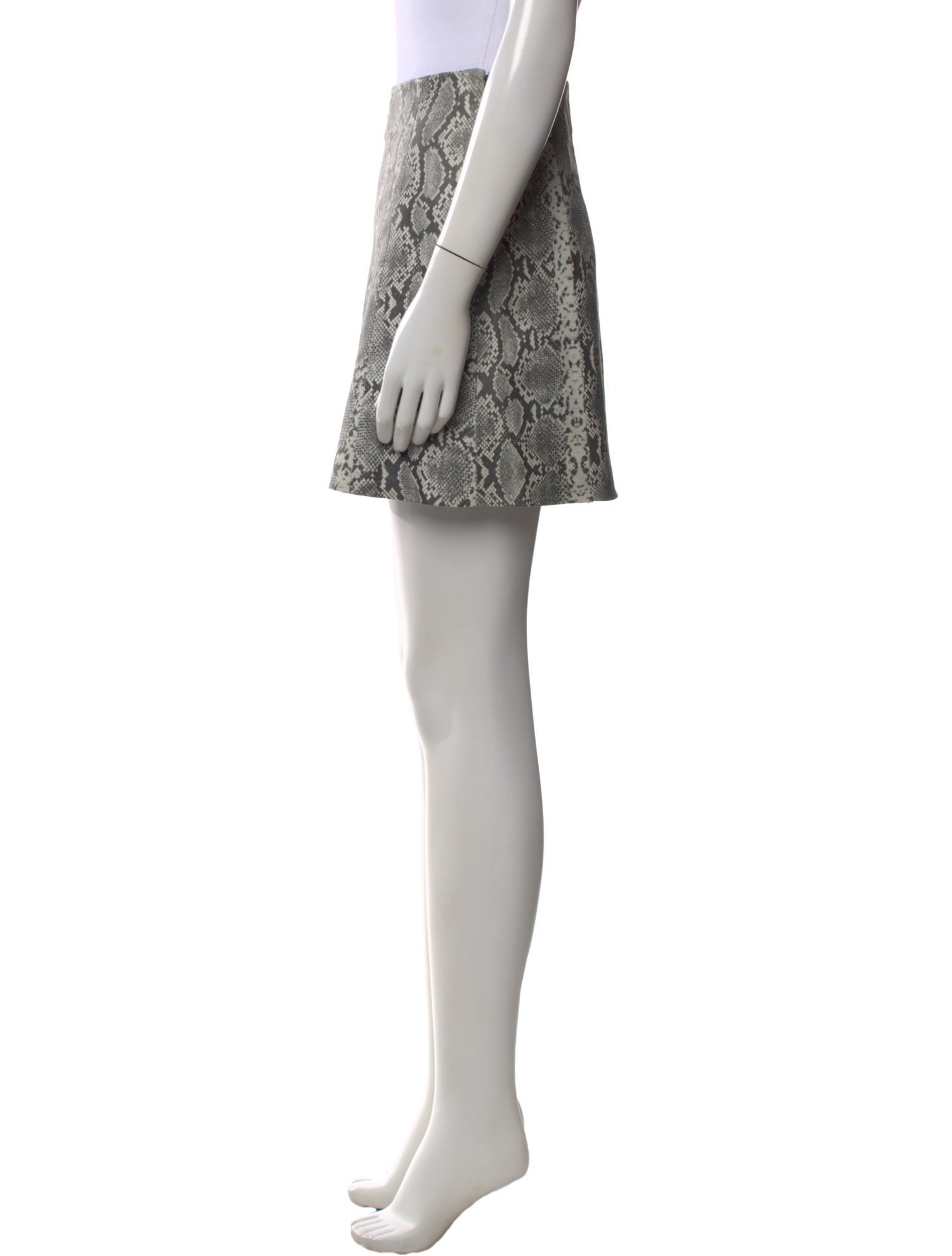Veda Leather Mini Skirt
