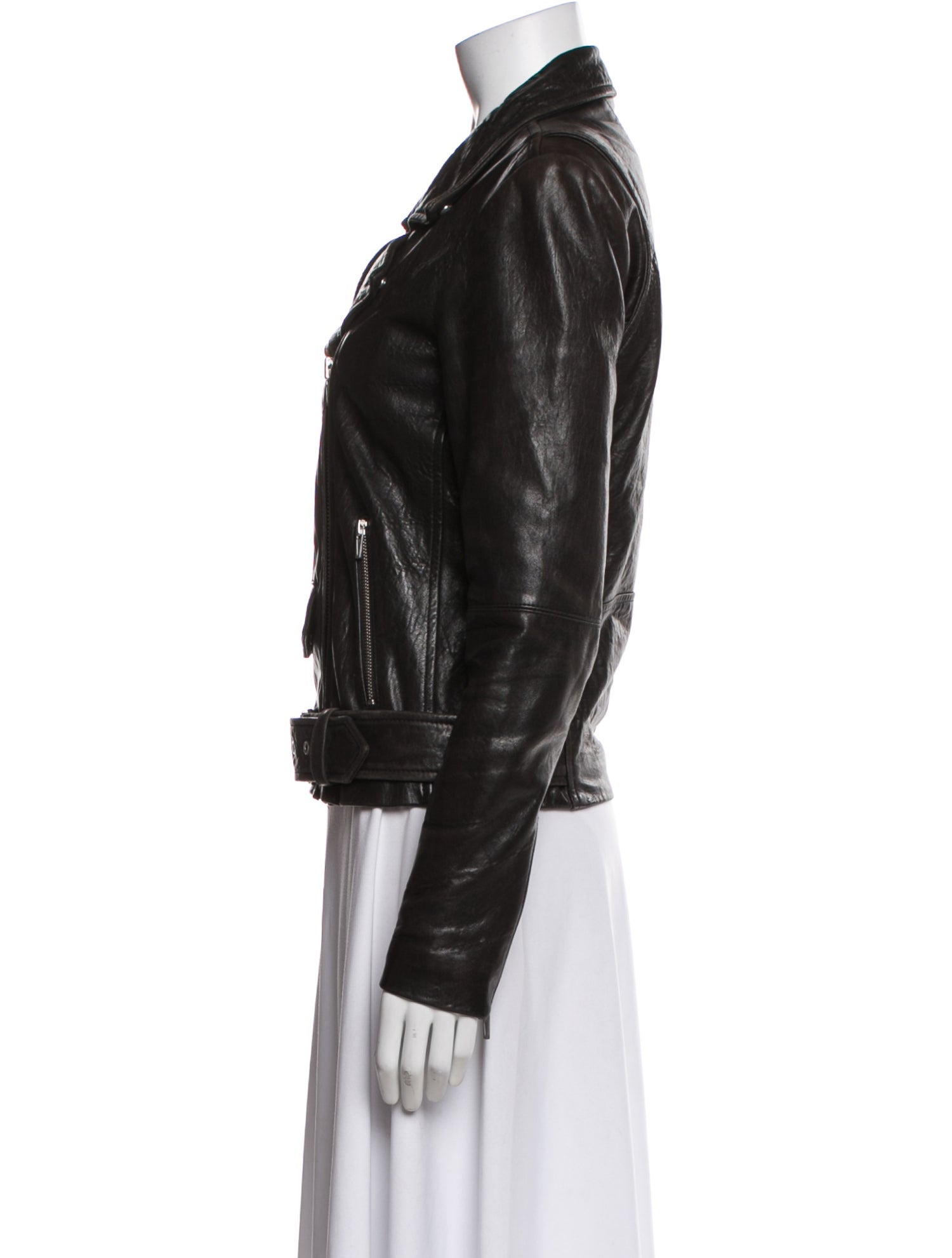 Veda Leather Biker Jacket