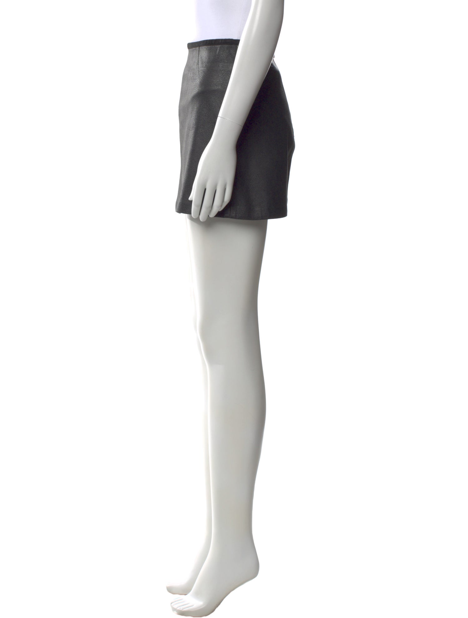 Veda Leather Mini Skirt