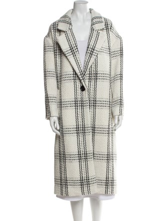 Vince Camuto Plaid Print Coat