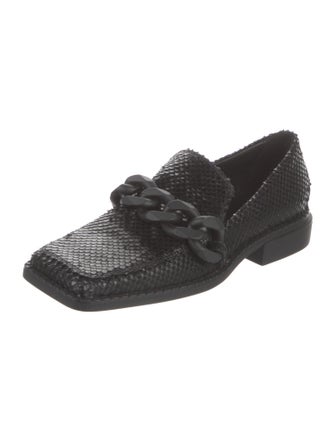 Vic Matie Embossed Leather Loafers