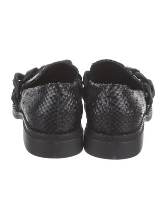 Vic Matie Embossed Leather Loafers