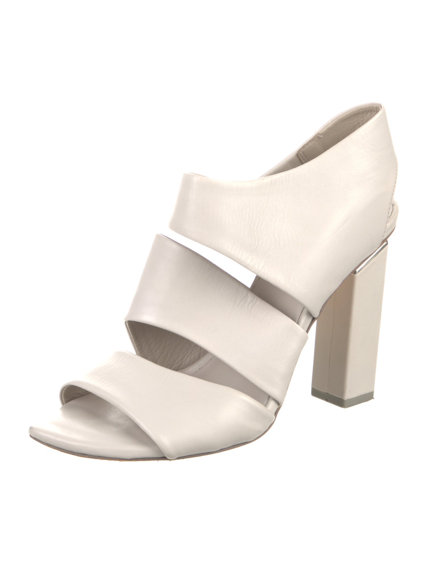 Vic Matie Leather Slingback Sandals