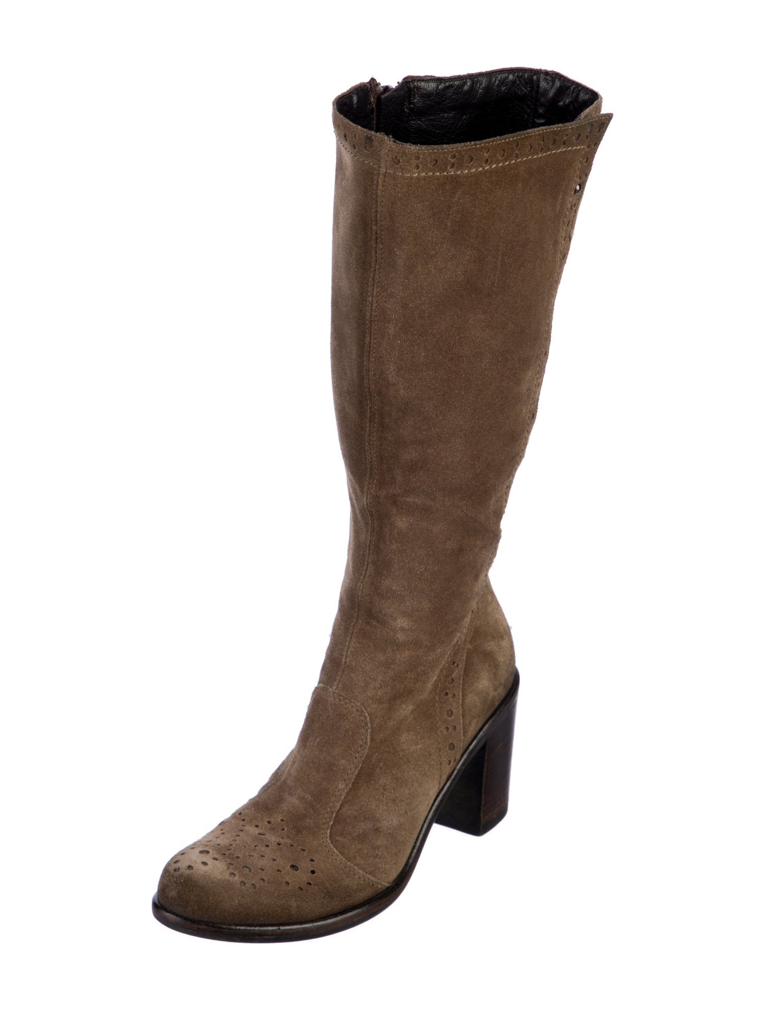 Vic Matie Suede Riding Boots