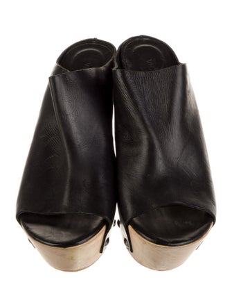 Vic Matie Leather Studded Accents Slides