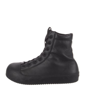 Vic Matie Leather Lace-Up Boots