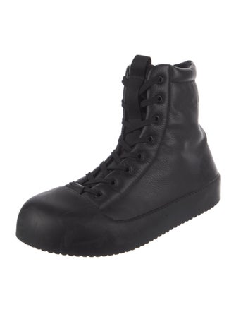 Vic Matie Leather Lace-Up Boots