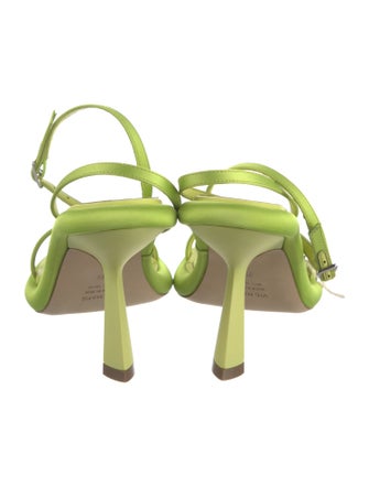Vic Matie Satin Slingback Sandals