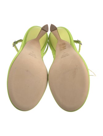 Vic Matie Satin Slingback Sandals