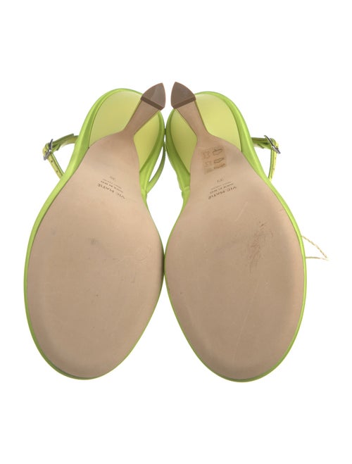 Vic Matie Satin Slingback Sandals