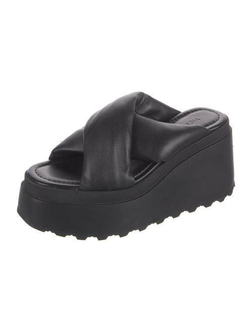 Vic Matie Leather Slides