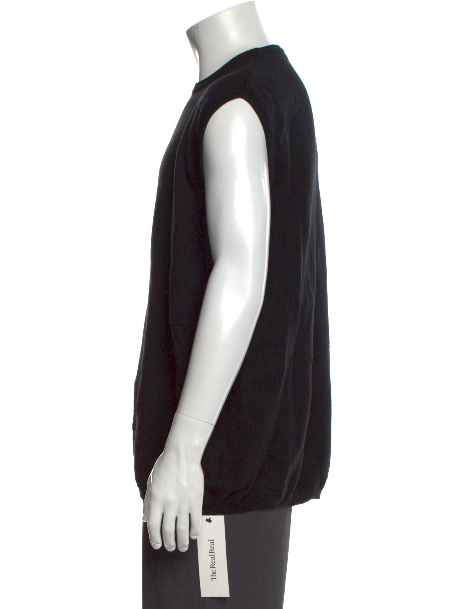 Valentino Jeans Merino Wool Crew Neck Sweater Vest