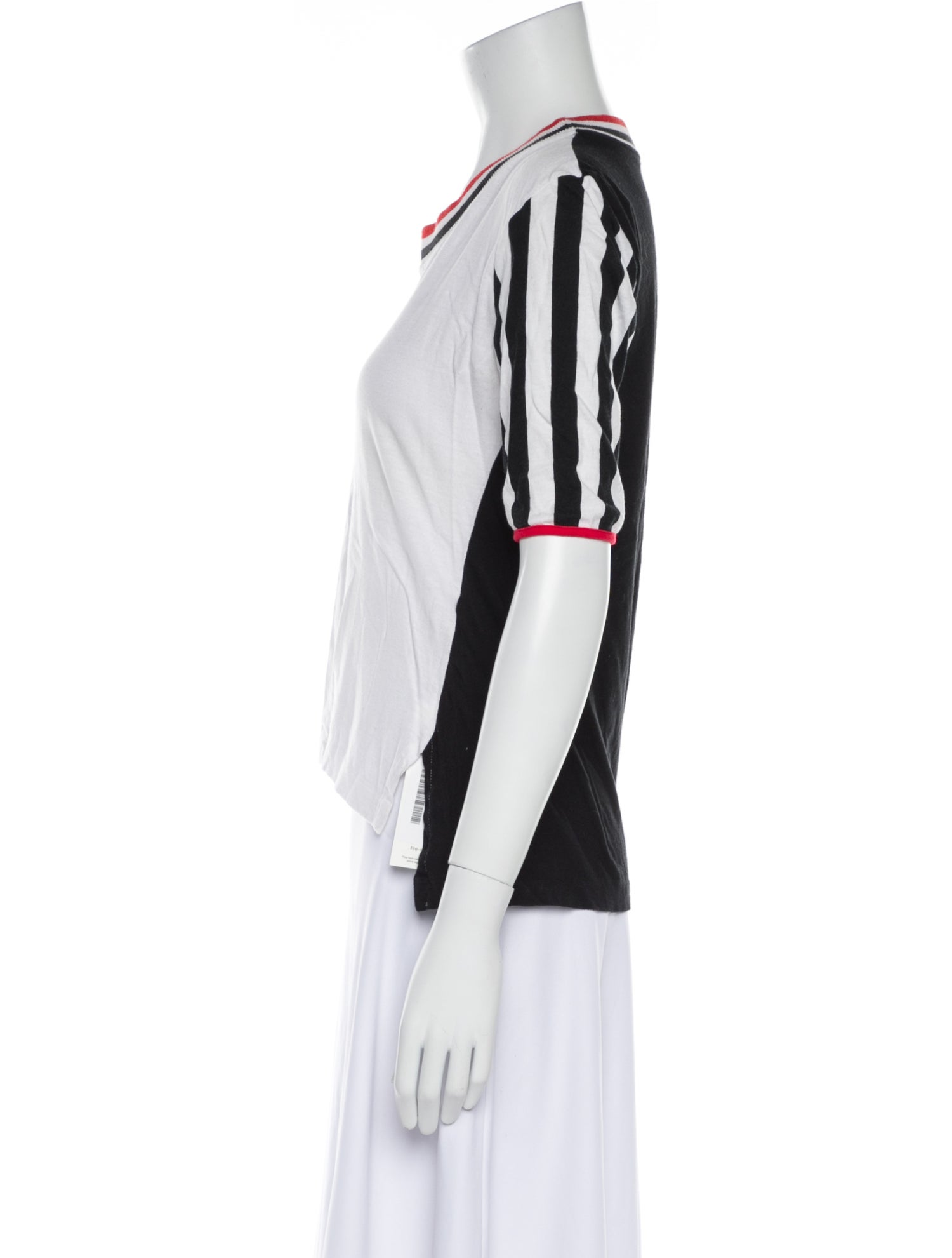 Valentino Jeans Striped Crew Neck T-Shirt