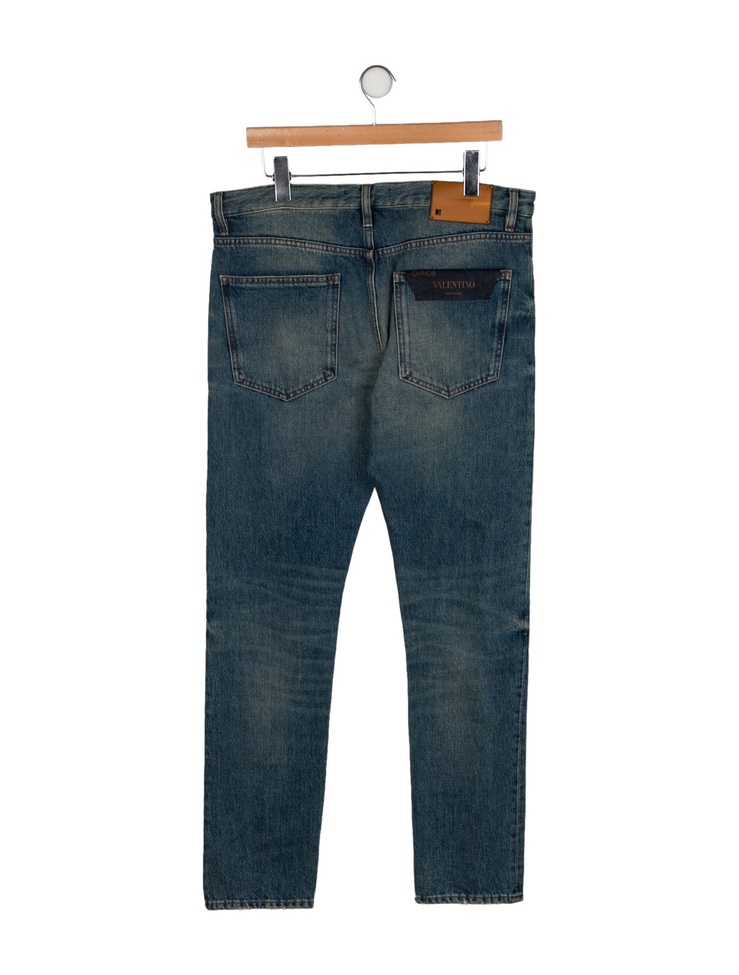 Valentino Jeans Mid-Rise Straight Leg Jeans w/ Tags