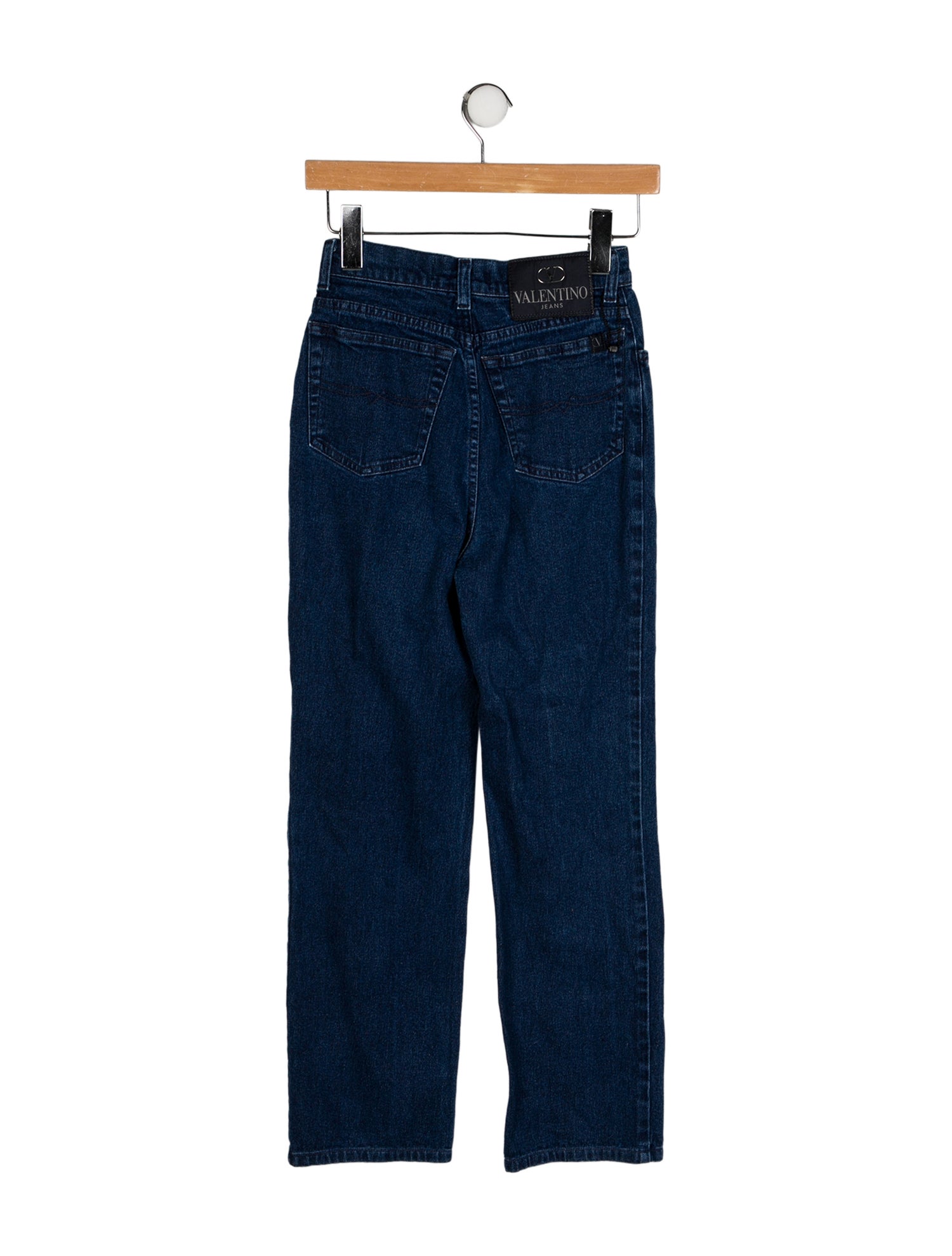 Valentino Jeans Mid-Rise Straight Leg Jeans