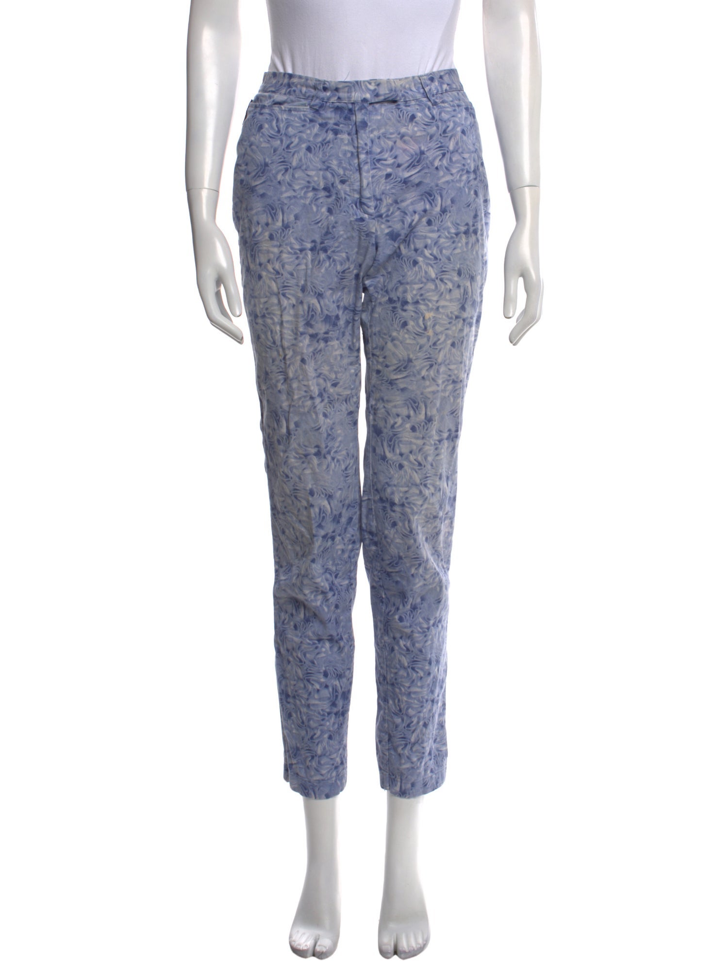 Valentino Jeans Printed Skinny Leg Pants