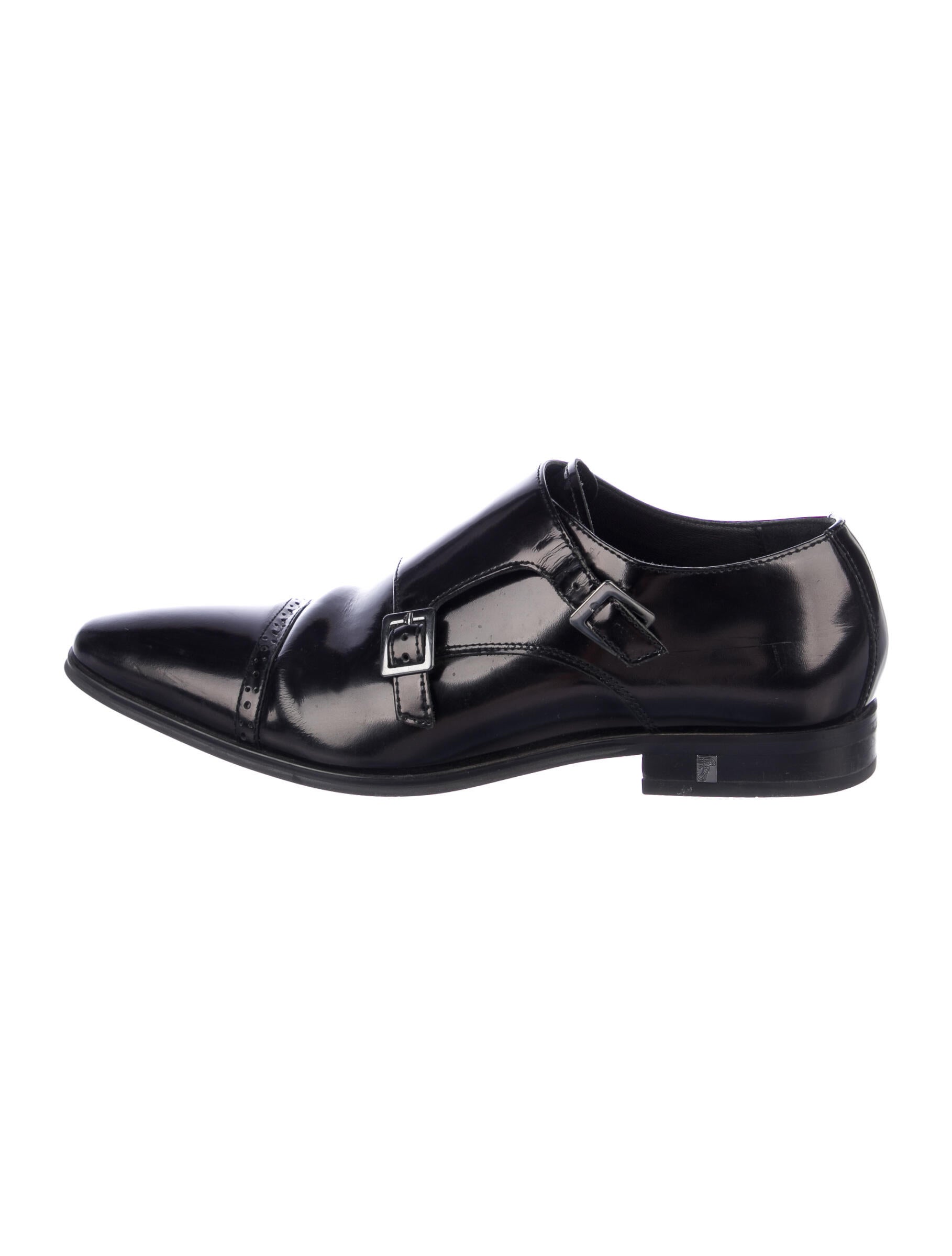 versace monk strap shoes
