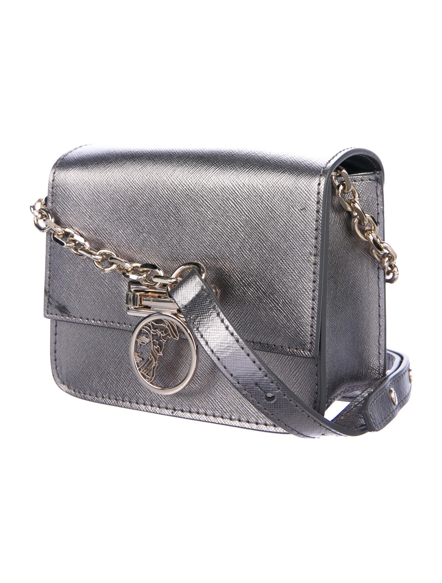 Versace Collection Metallic Mini Crossbody Bag Handbags WV929279