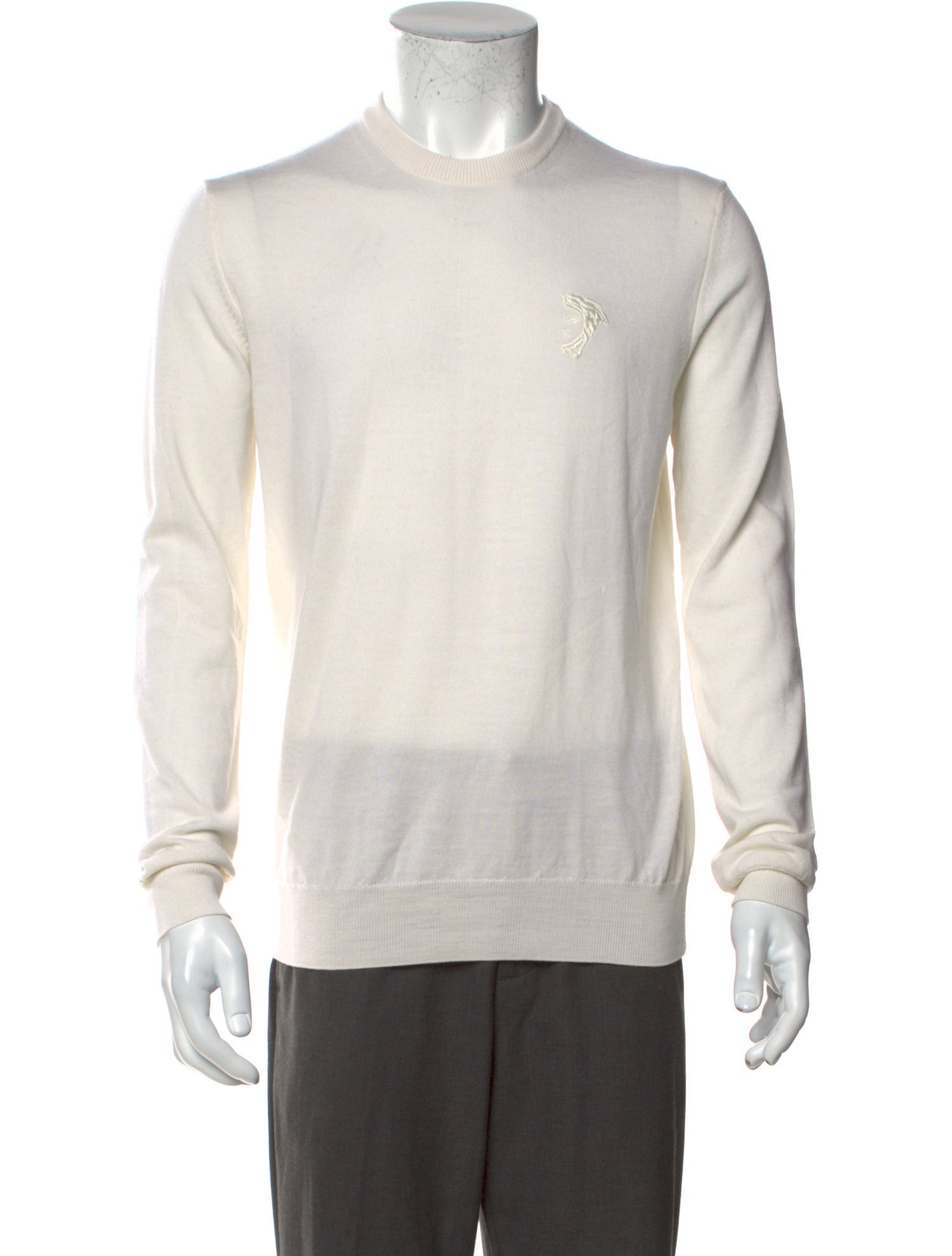 Versace Collection Medusa Insignia Wool Pullover