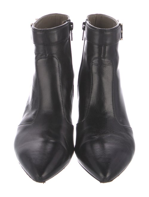 Versace Collection Leather Studded Accents Boots