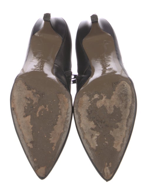 Versace Collection Leather Studded Accents Boots