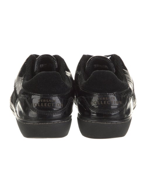 Versace Collection Suede Studded Accents Sneakers