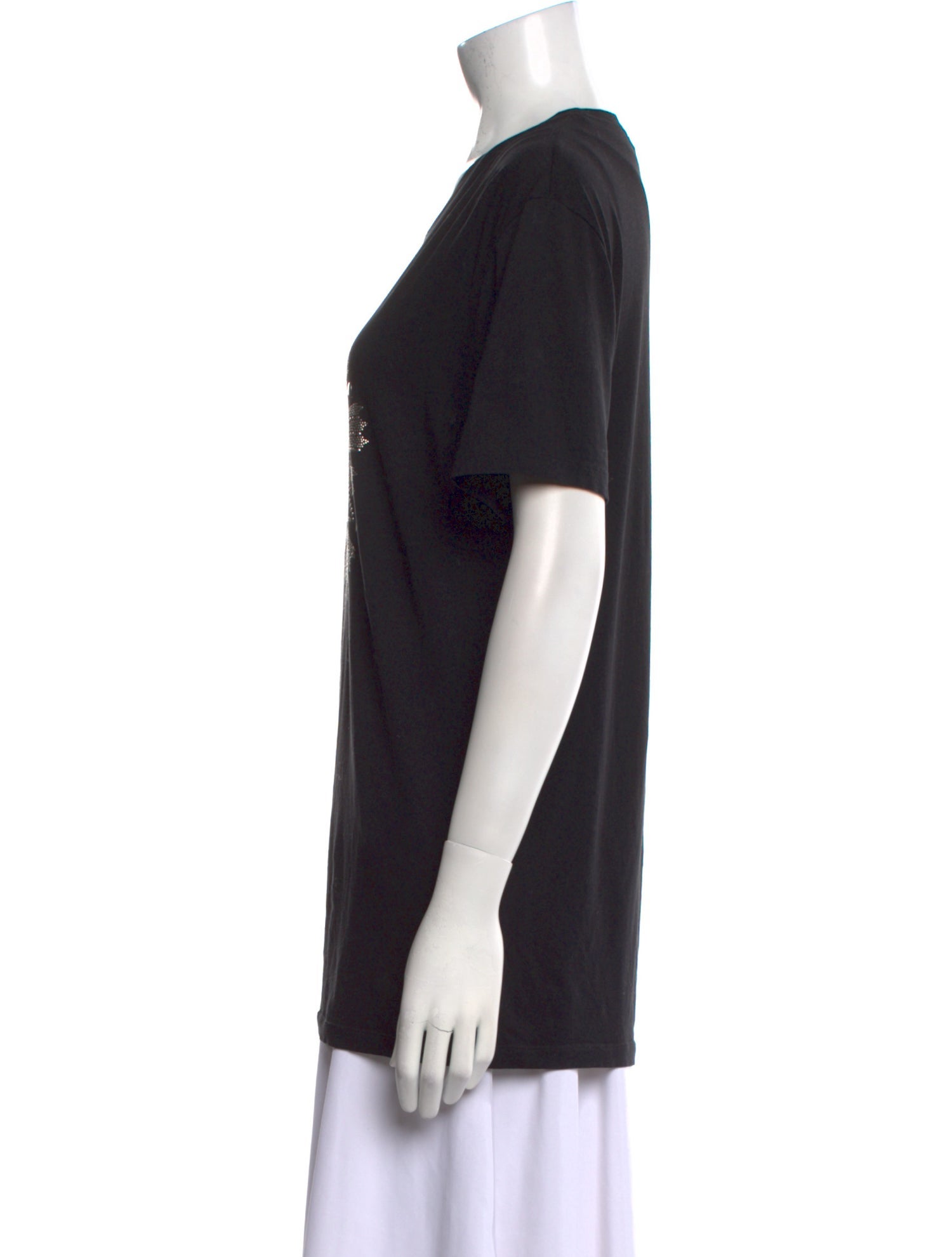 Versace Collection Graphic Print Crew Neck T-Shirt