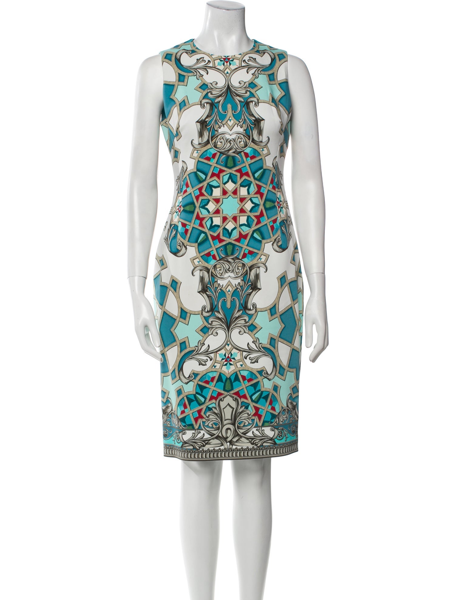 Versace Collection Printed Mini Dress