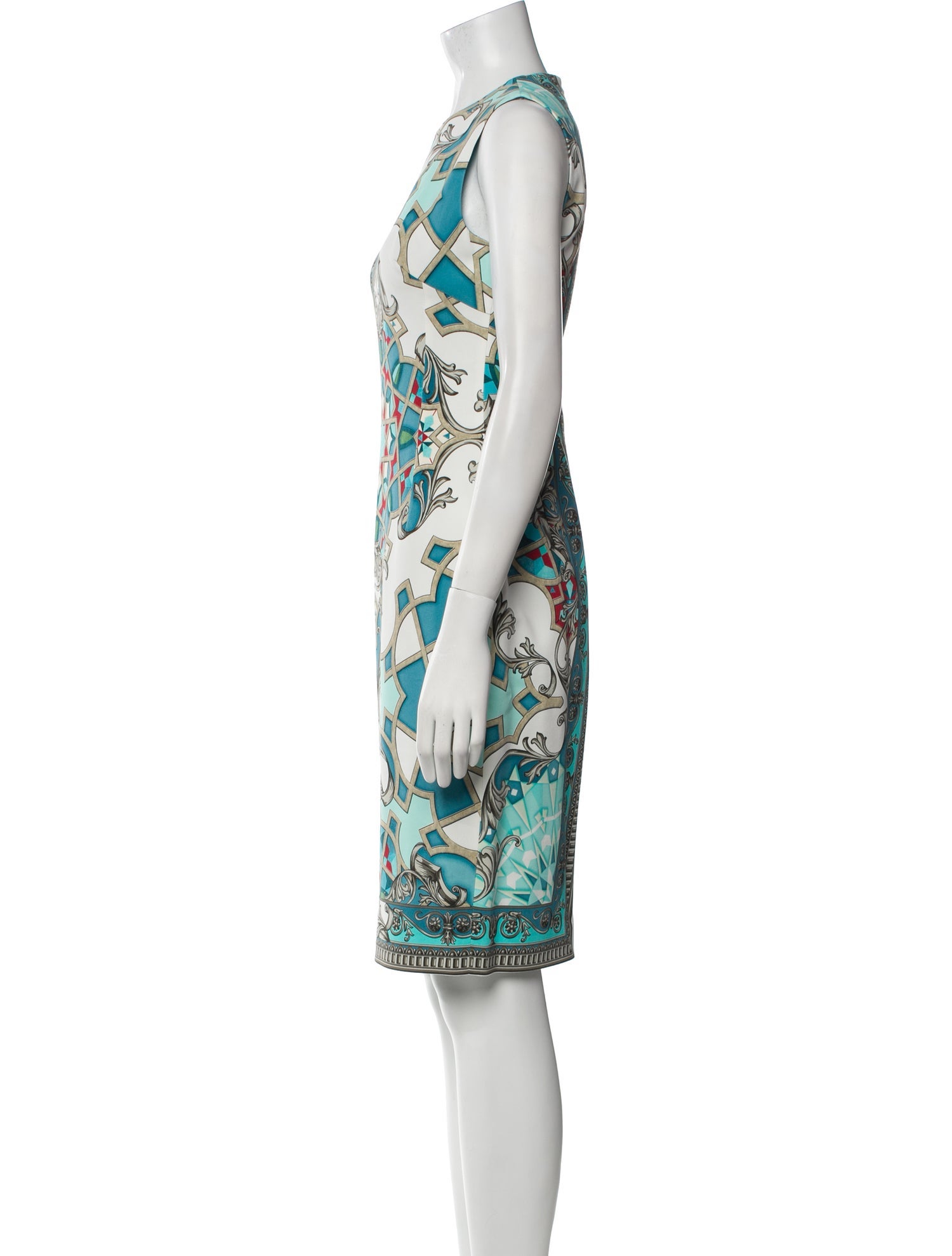 Versace Collection Printed Mini Dress