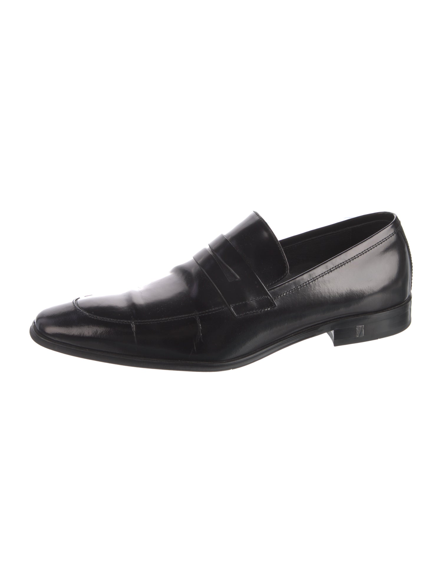 Versace Collection Leather Loafers