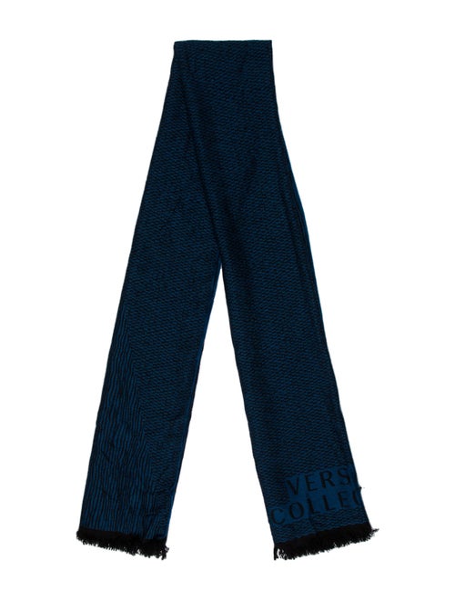 Versace Collection Wool Printed Scarf