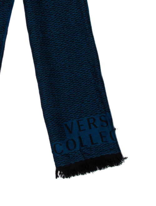 Versace Collection Wool Printed Scarf