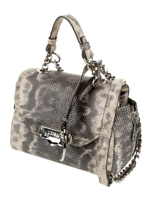 Versace Collection Leather Top Handle Bag