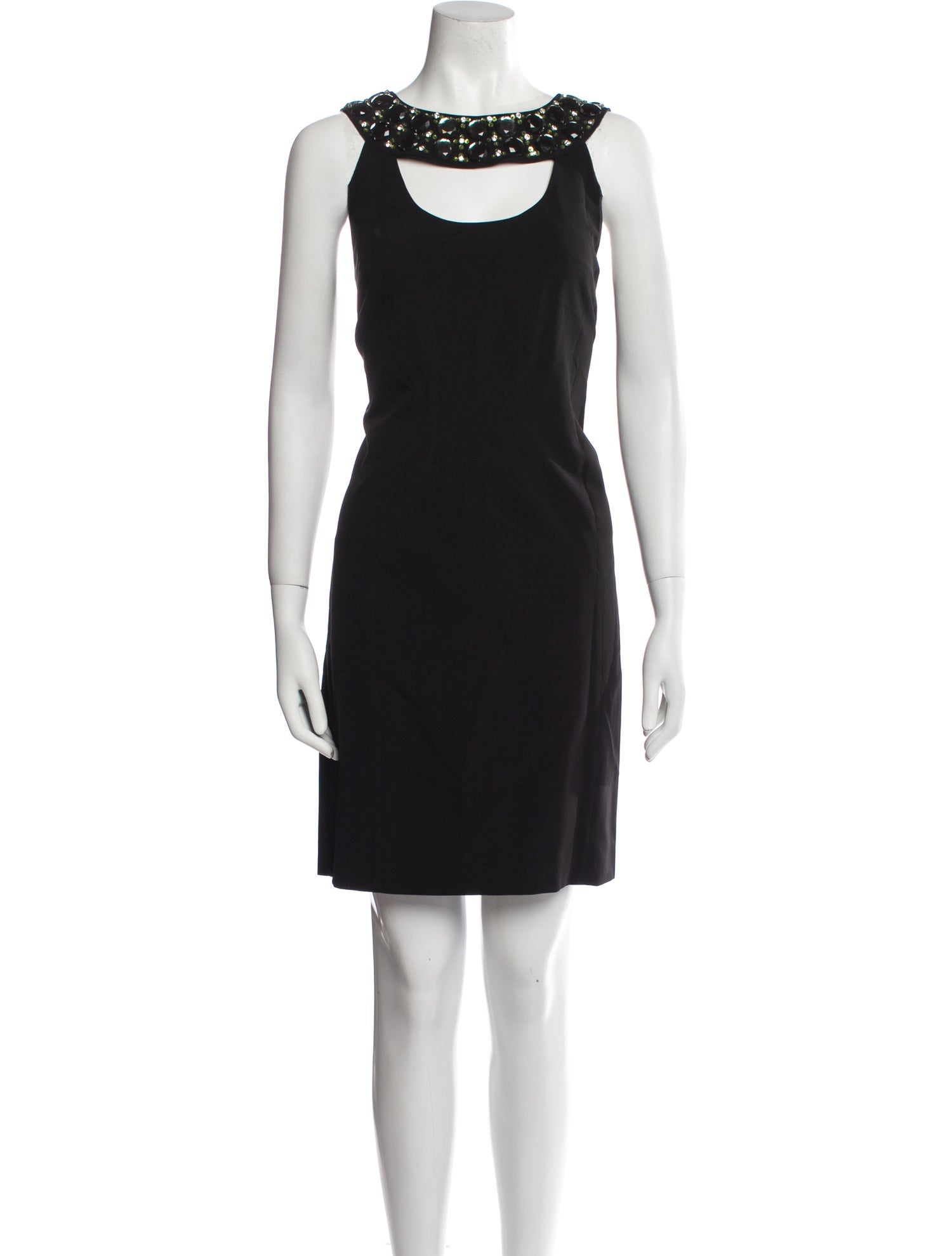 Versace Collection Wool Mini Dress