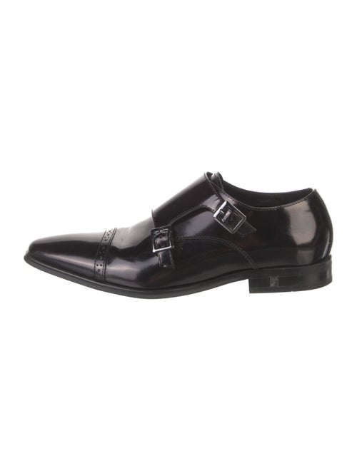 Versace Collection Leather Monk Straps