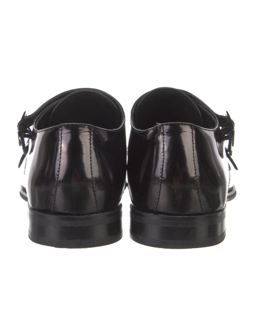 Versace Collection Leather Monk Straps