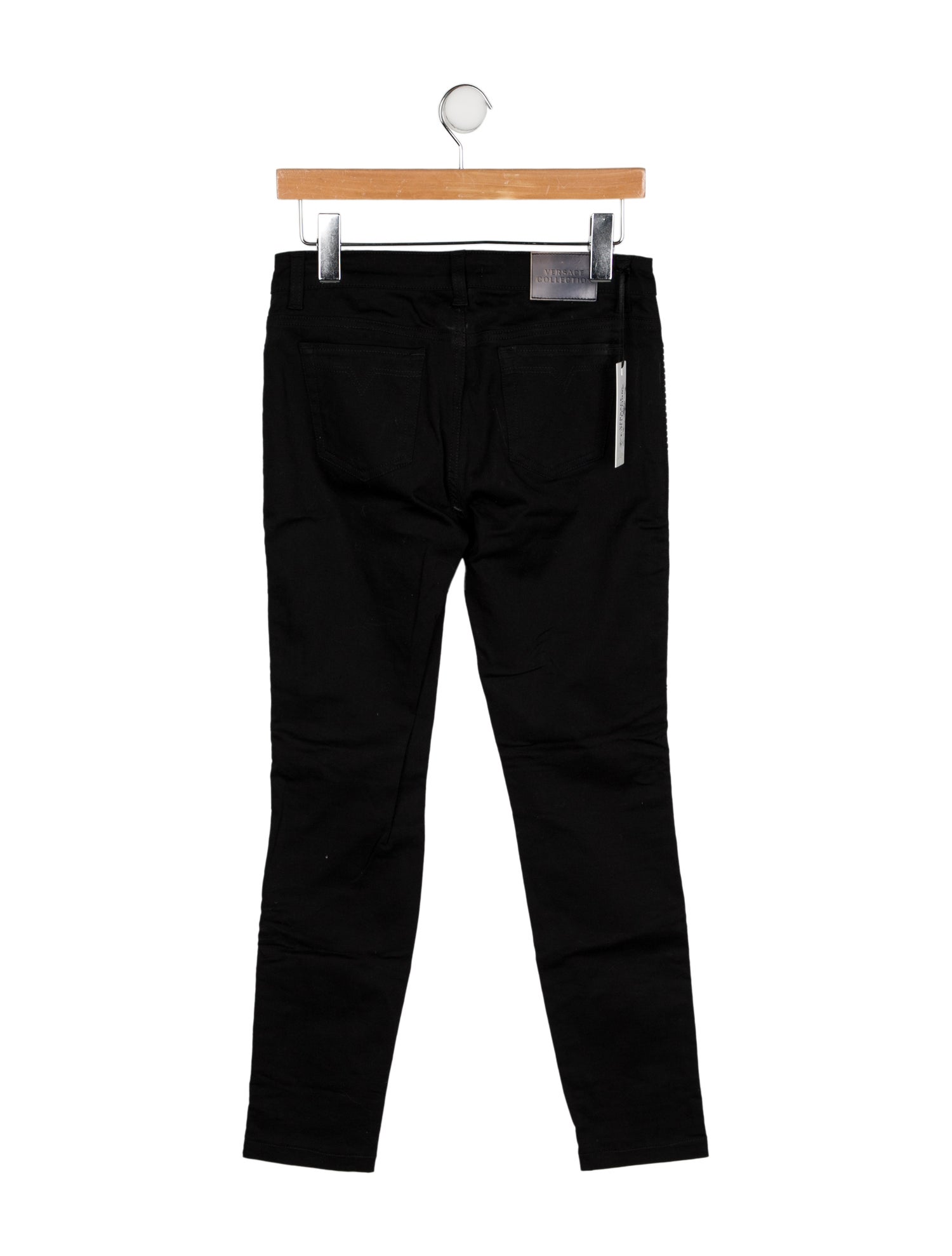 Versace Collection Low-Rise Skinny Leg Jeans w/ Tags