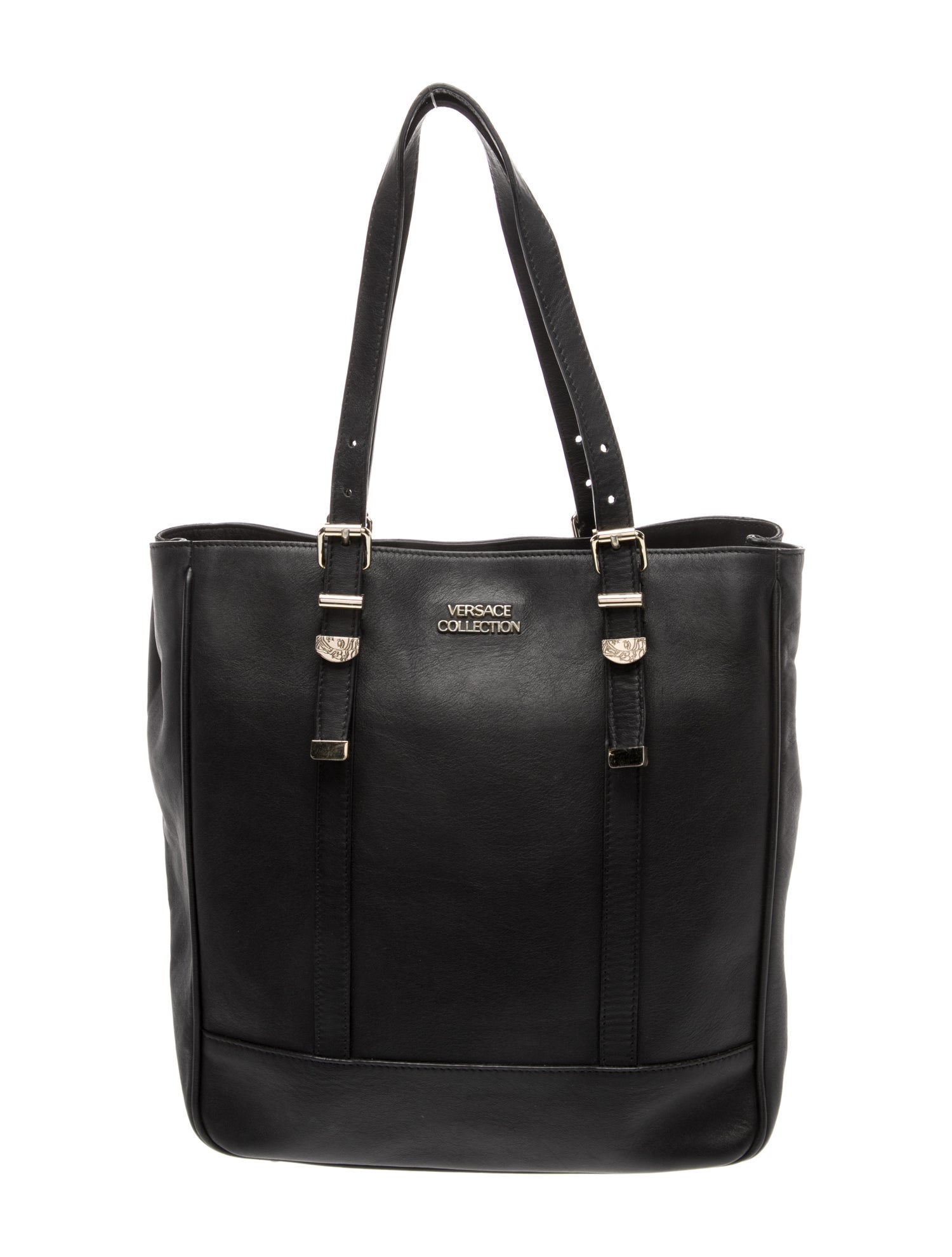 Versace Collection Leather Tote