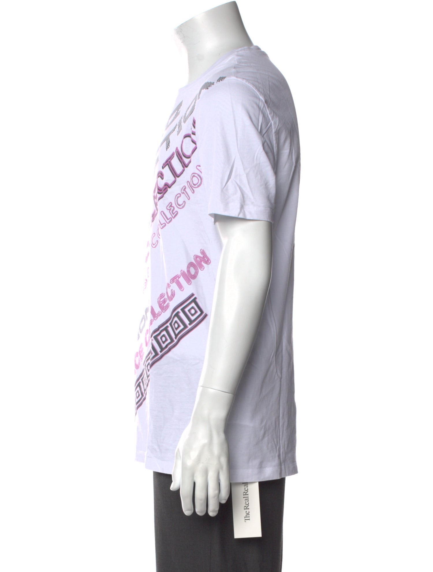 Versace Collection Graphic Print Crew Neck T-Shirt